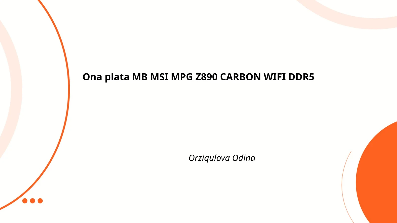 Ona plata MB MSI MPG Z890 CARBON WIFI DDR5