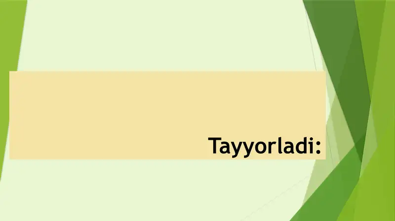 Taqdimot. Shimoliy Afrika subregioni davlatlarining tabiiy sharoiti va resurslari