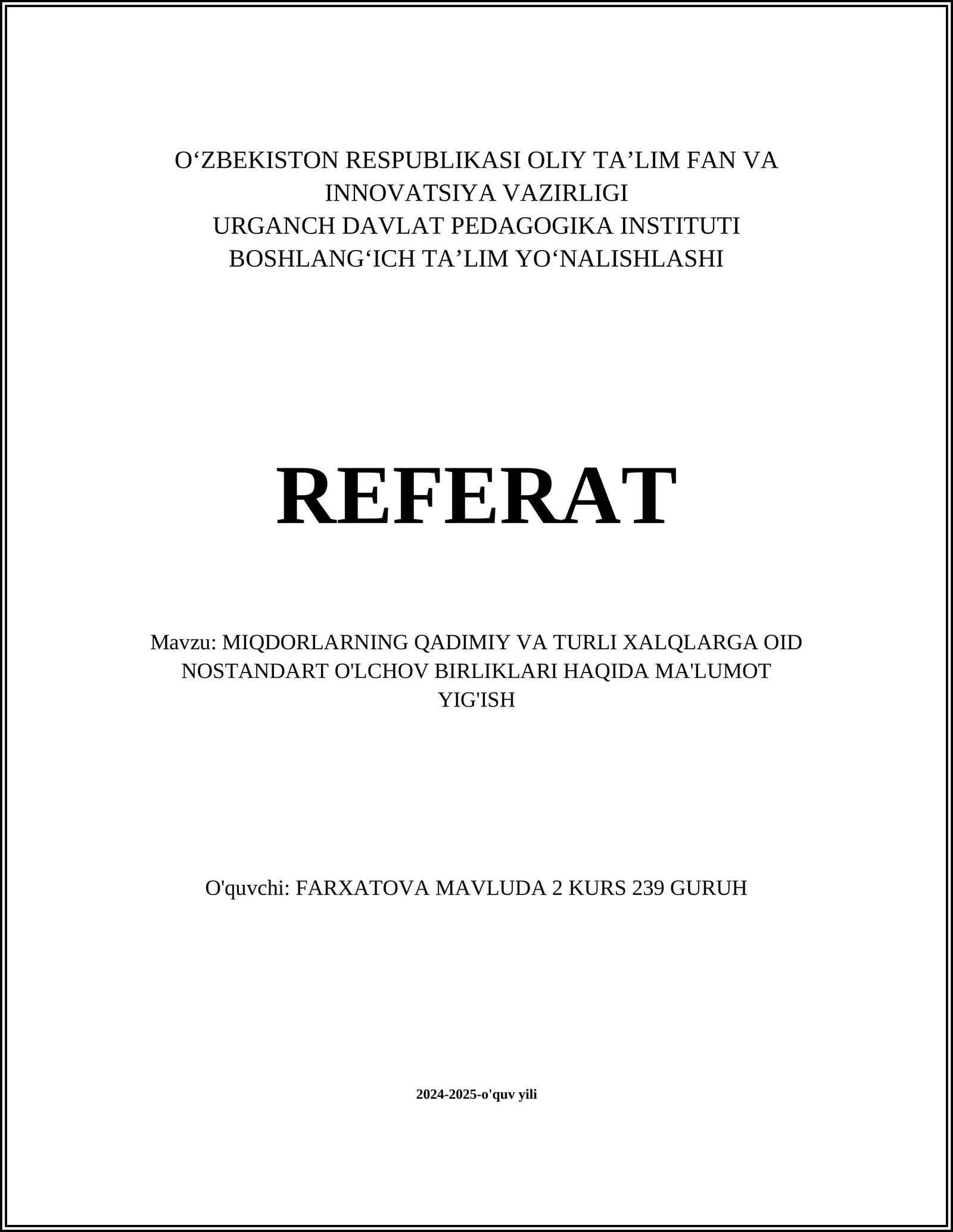 Qadimiy Misr o'lchov birliklari