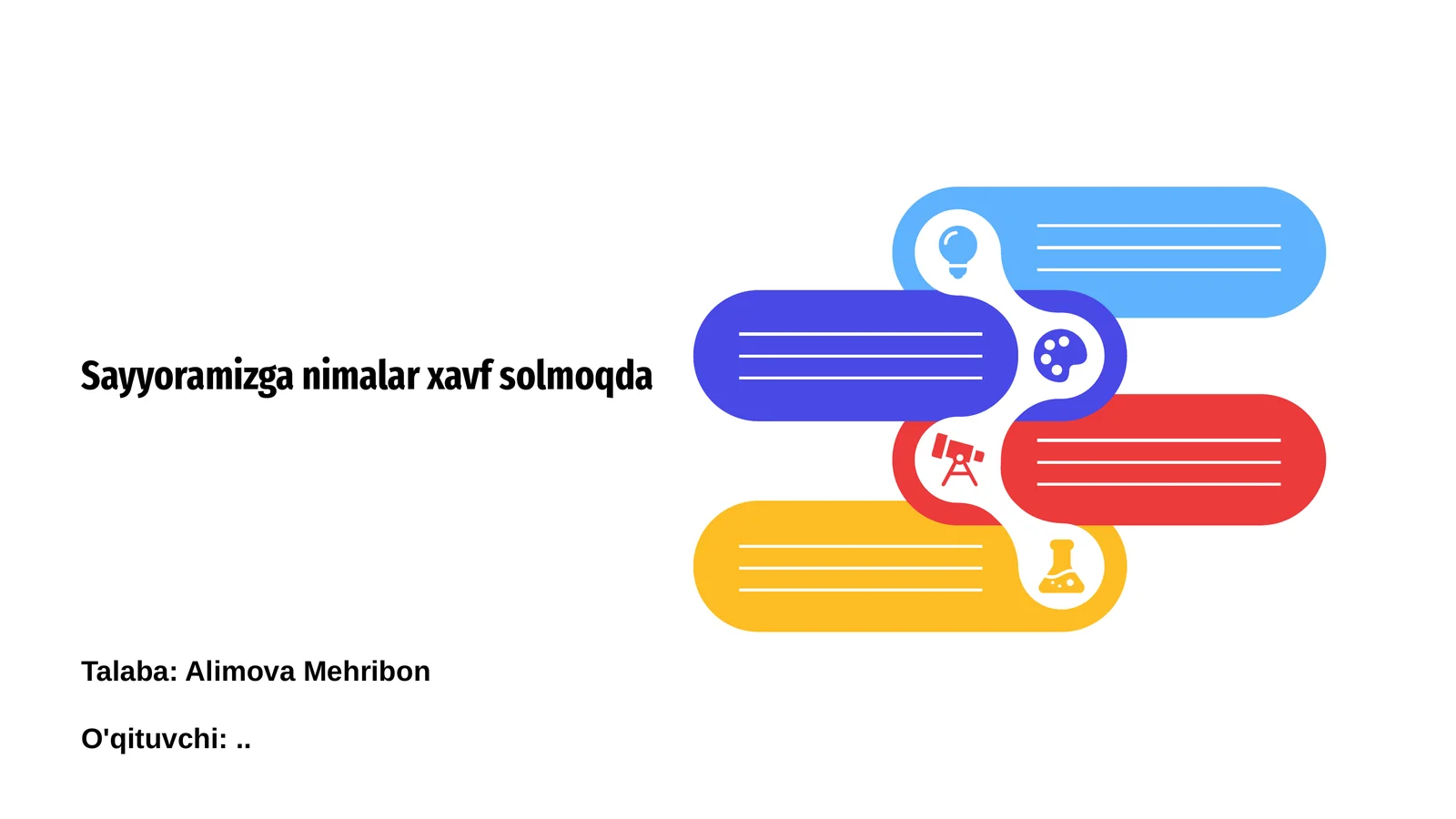 Sayyoramizga nimalar xavf solmoqda