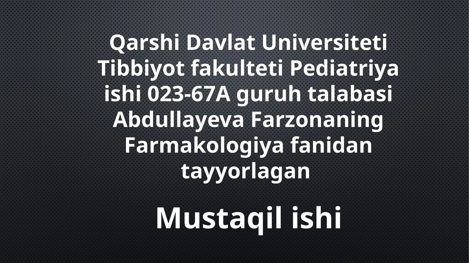 Gipotenziv vositalar