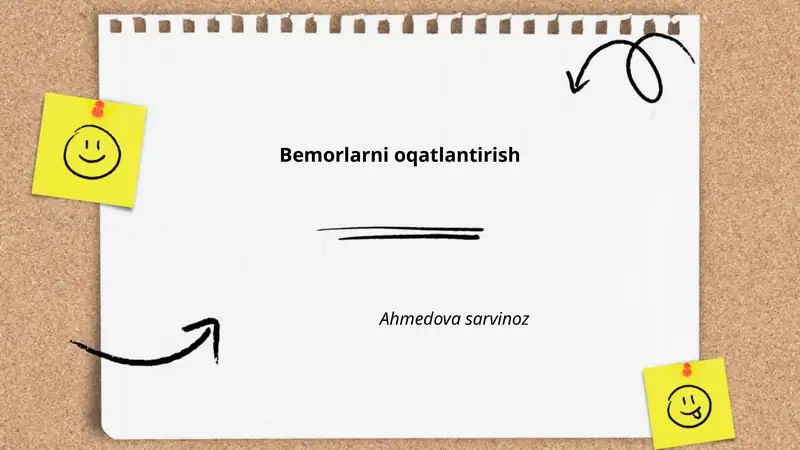 Bemorlarni oqatlantirish