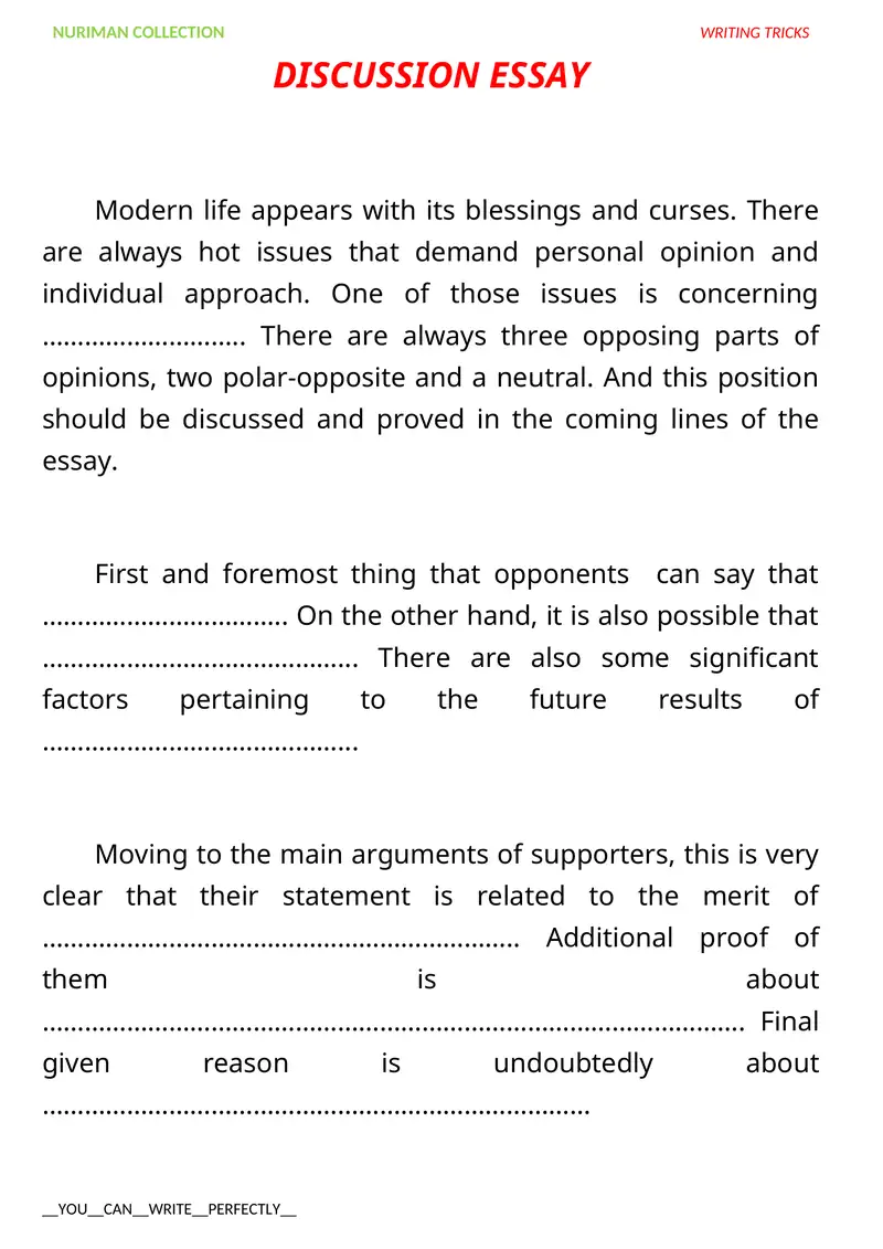 NURIMAN COLLECTION WRITING TRICKS