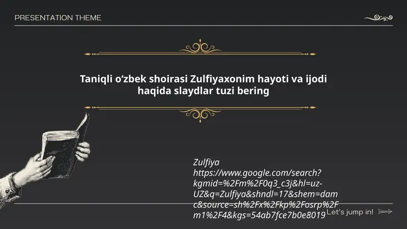 Zulfiyaxonim hayoti va ijodi