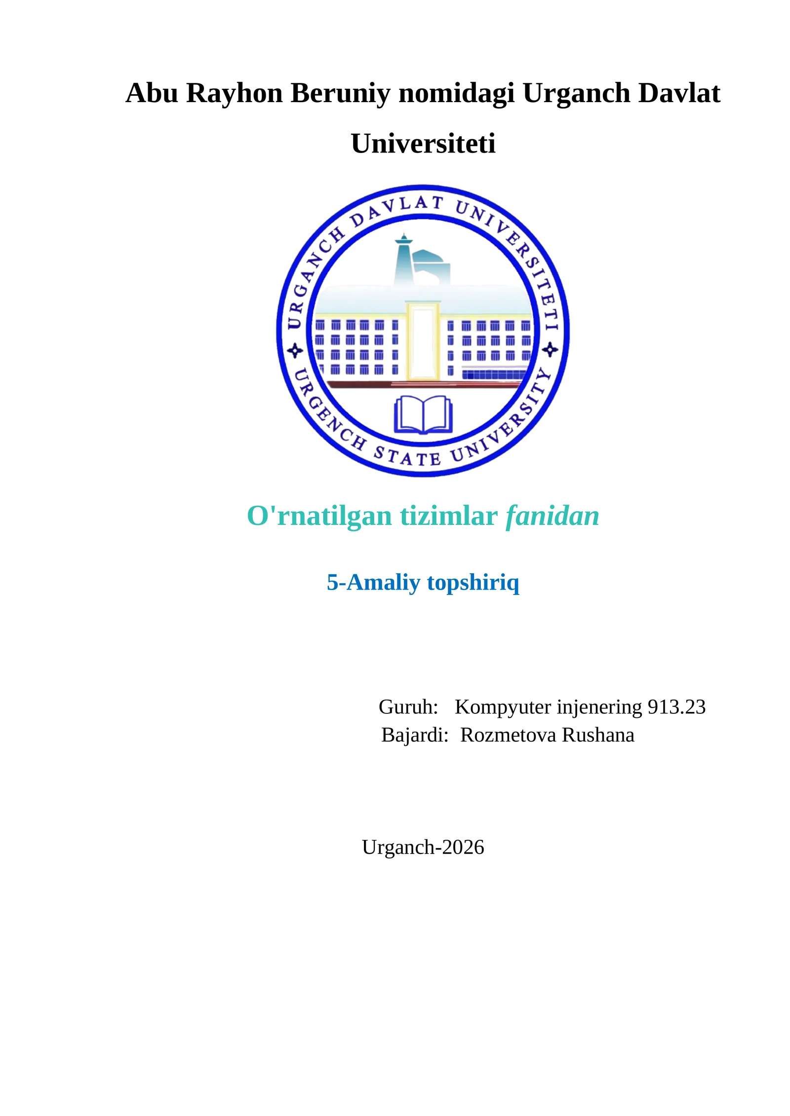 Bir va to’rt razryadli yetti segmentli indikatorlardan foydalanish va raqamlarni indikatorga chiqarish