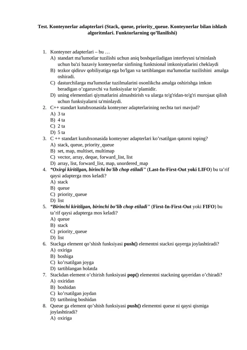 Konteyner adapterlari