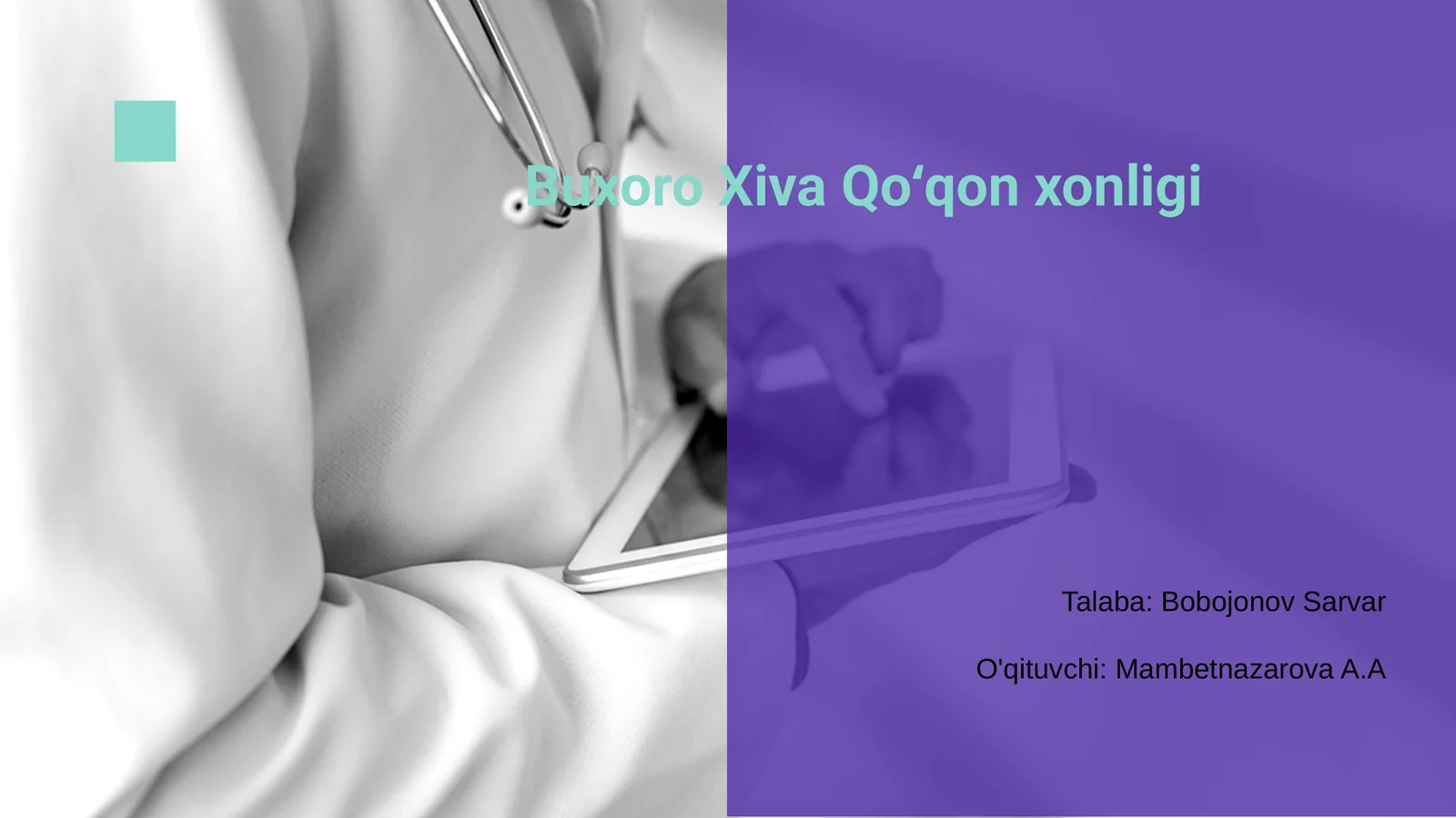 Buxoro Xiva Qoʻqon xonligi
