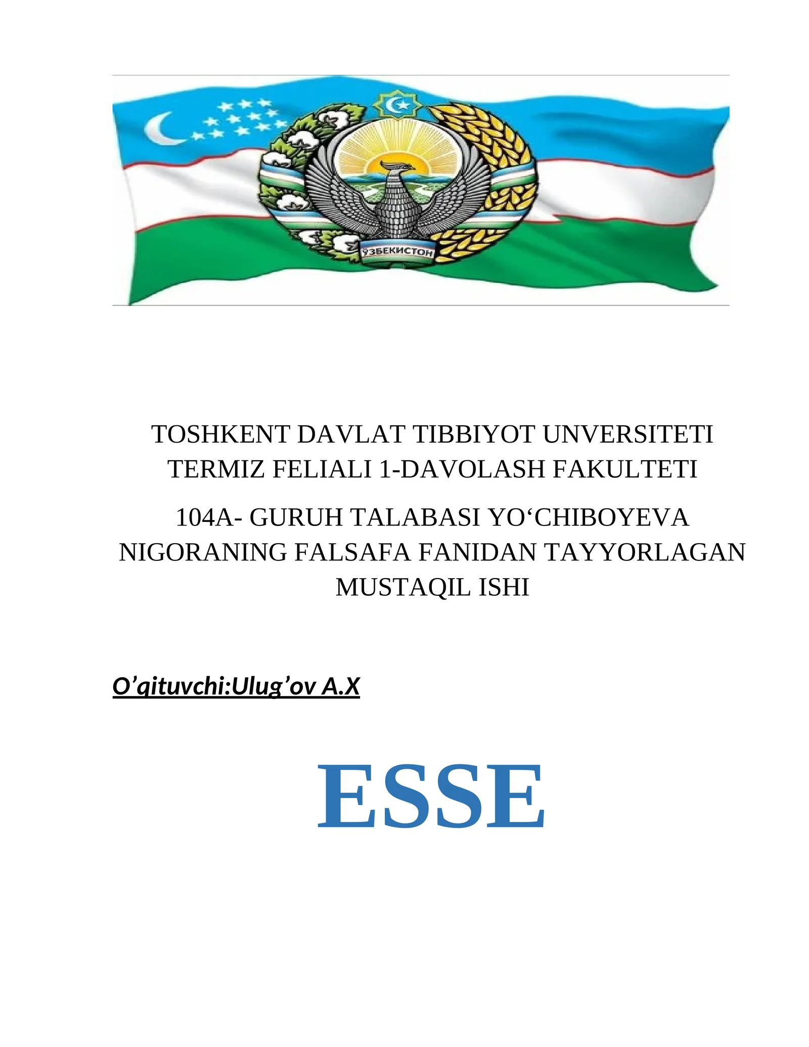 madaniyat meros va unga munosabat muammolari esse va estetik tarbiya boʻyicha krossvord