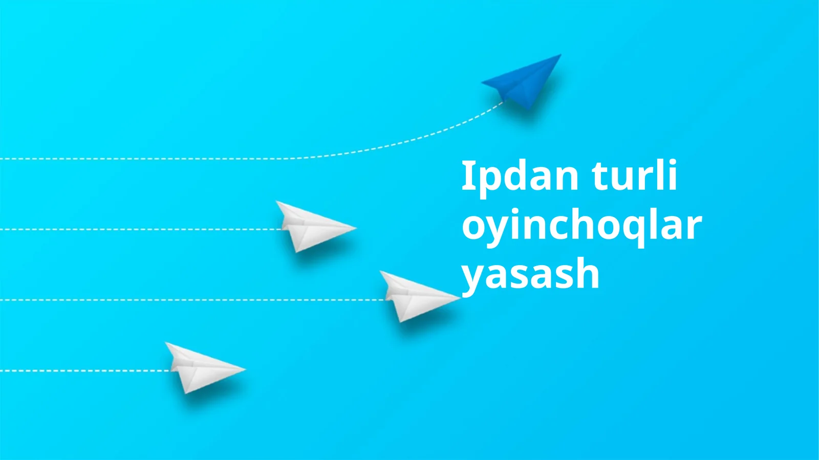 Ipdan turli oyinchoqlar yasash