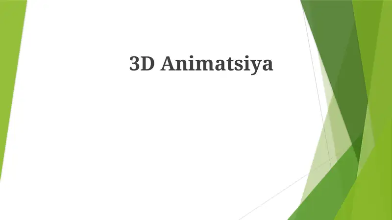3DAnimatsiya