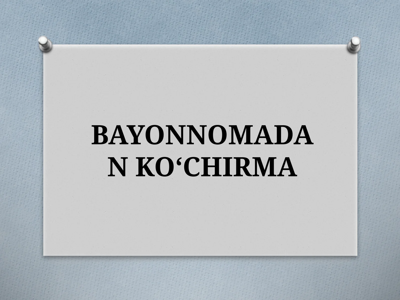 Majlis bayonnomasi