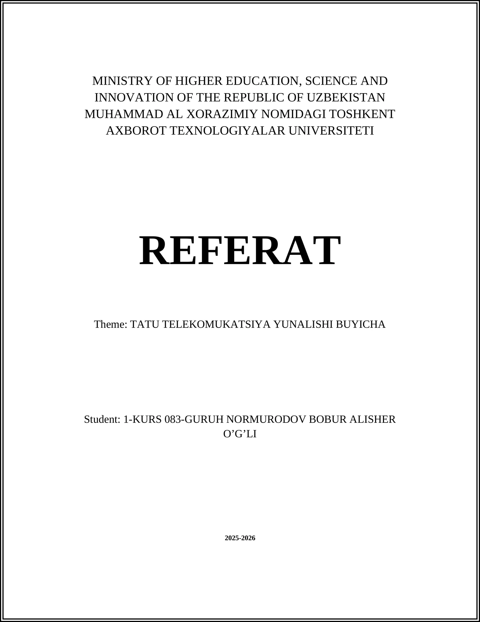 TATU Telecommunications: 5G and Beyond Deployment Strategies
