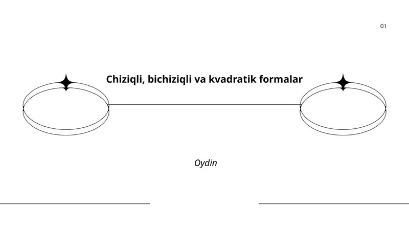 Chiziqli, bichiziqli va kvadratik formalar