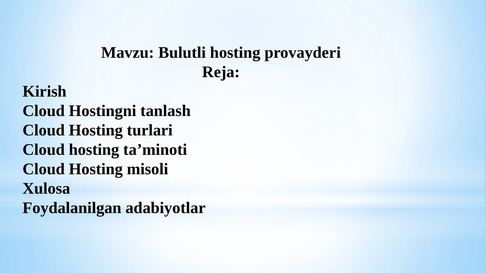 Bulutli  hosting  provayderi