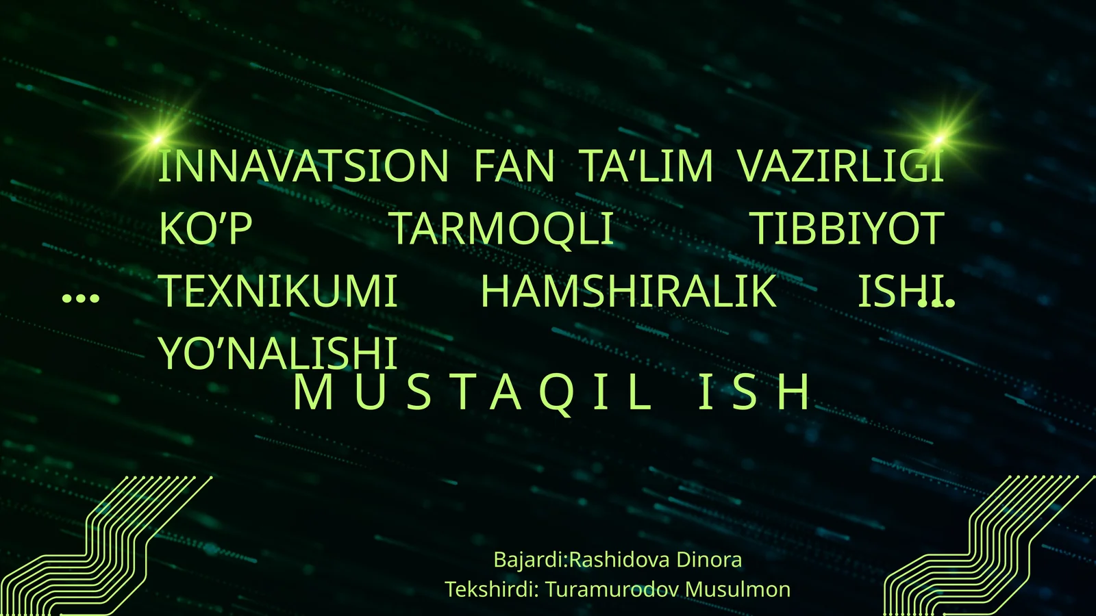 BO'G'IM YALLIGʻLANISHINING KELIB CHIQISH SABABLARI