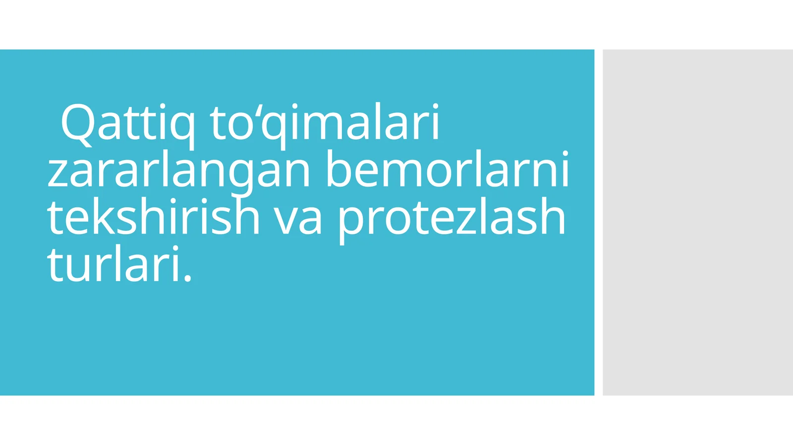 Tish protezlari haqida tushuncha