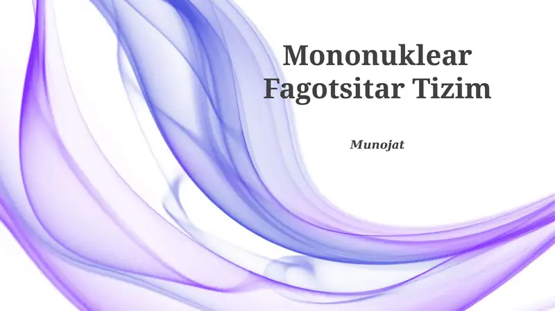 Mononuklear Fagotsitar Tizim