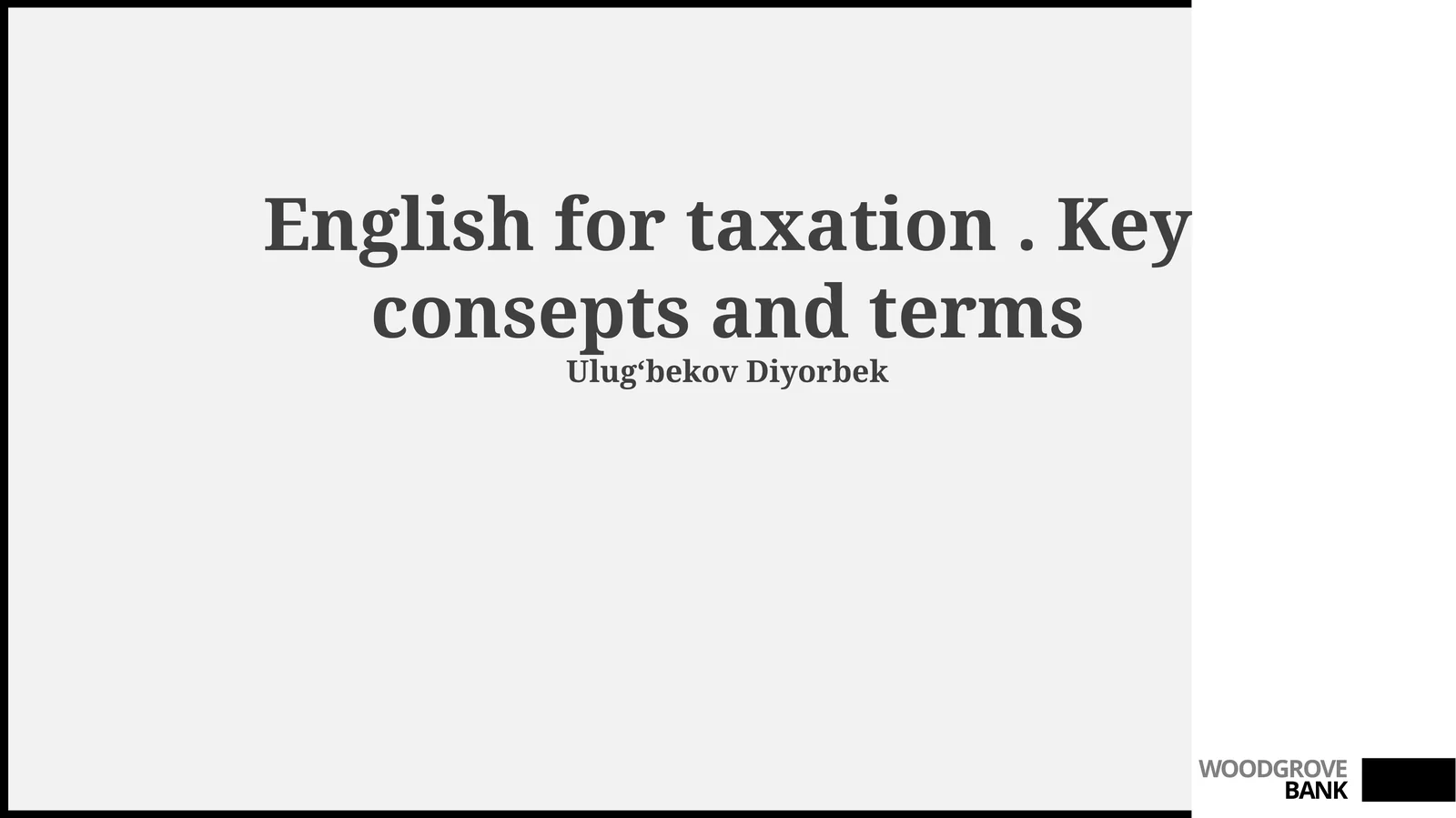 Ingliz tili va adabiyoti