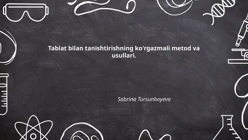 Koʻrgazmali Dars Materiallari va Plakatchalar Tayyorlash