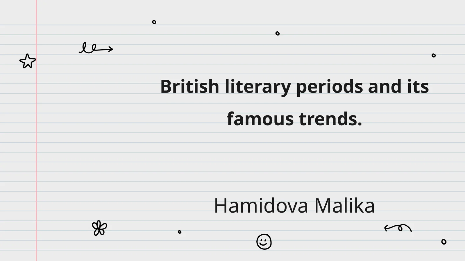 British literary periods and its famous trends