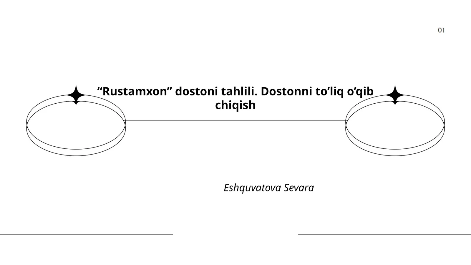 "Rustamxon" dostoni tahlili