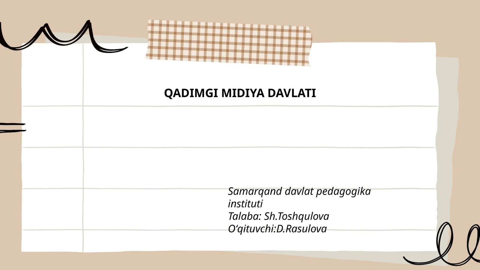 Midiya davlati paydo bo‘lish tarixi