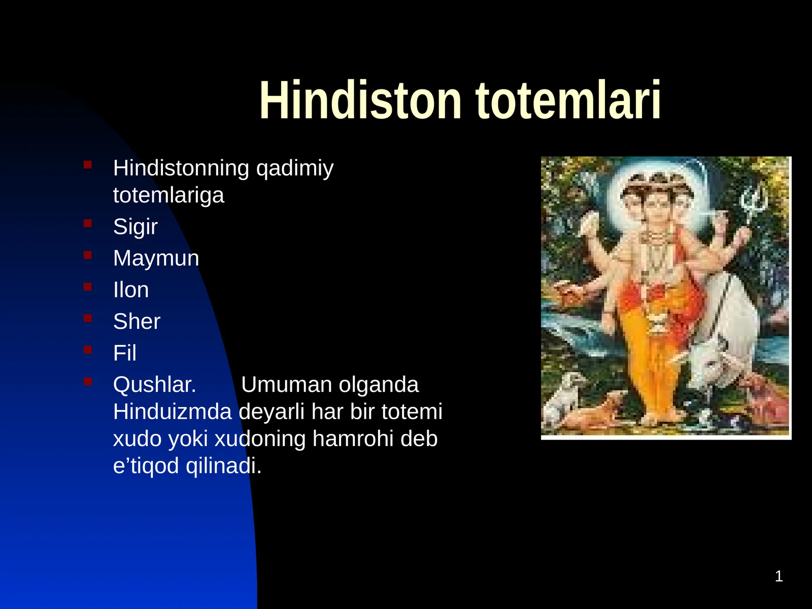 Hindiston totemlari