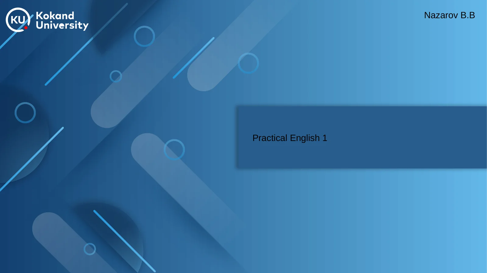 Practical English 1