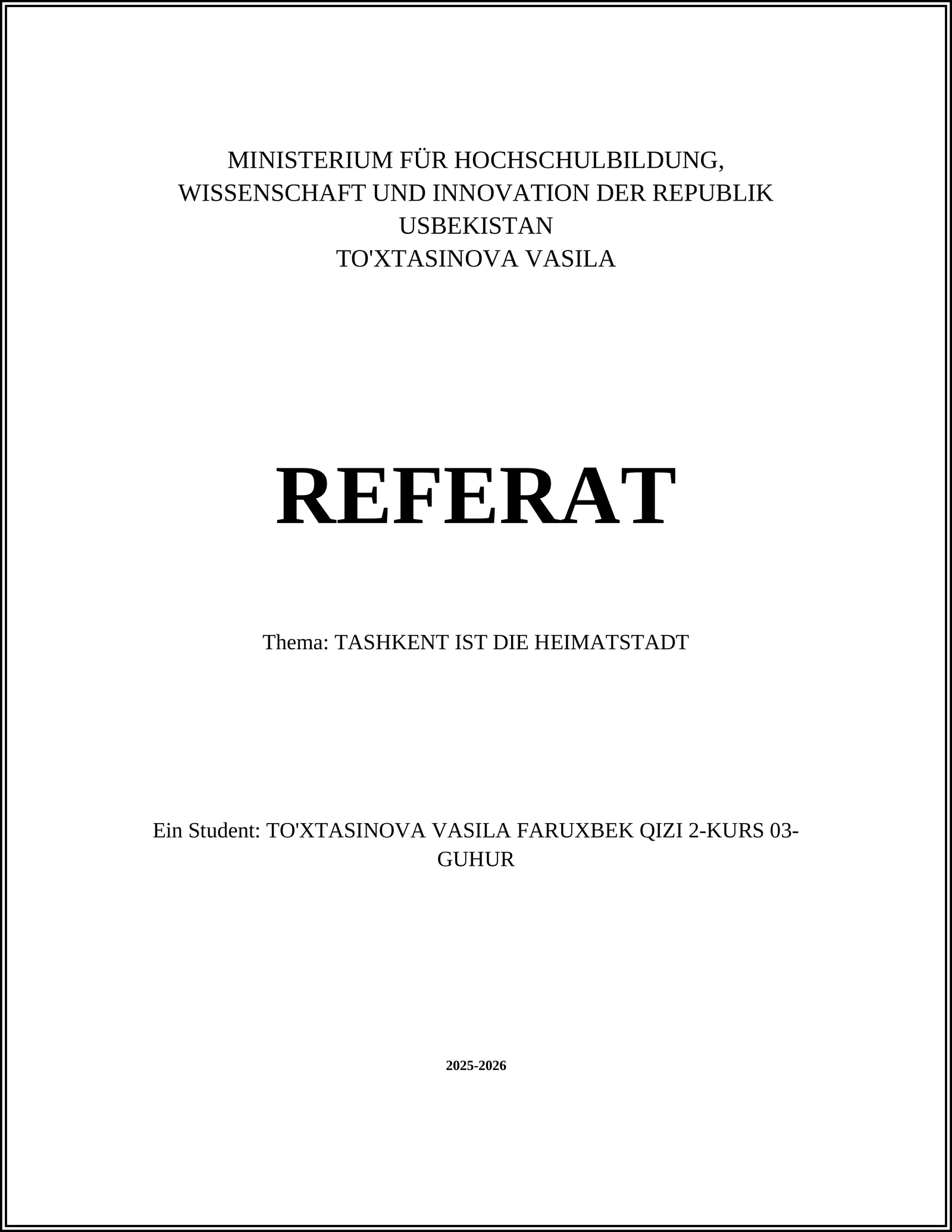 REFERAT Themenkatalog