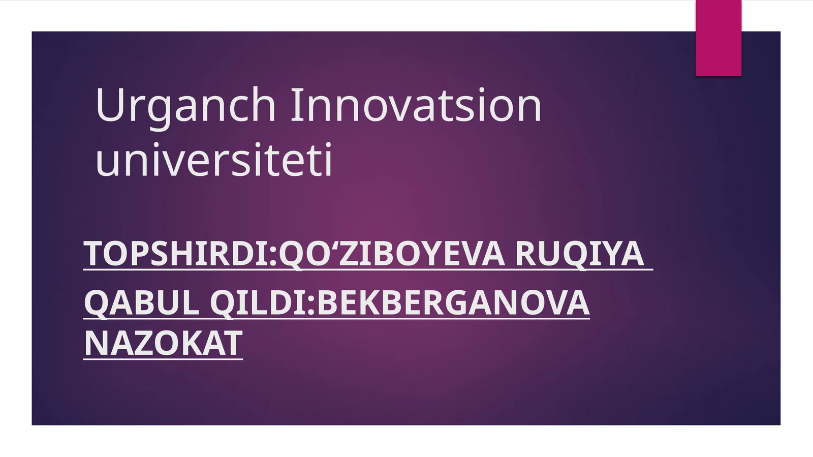 Burchaklar va bissektrisalar