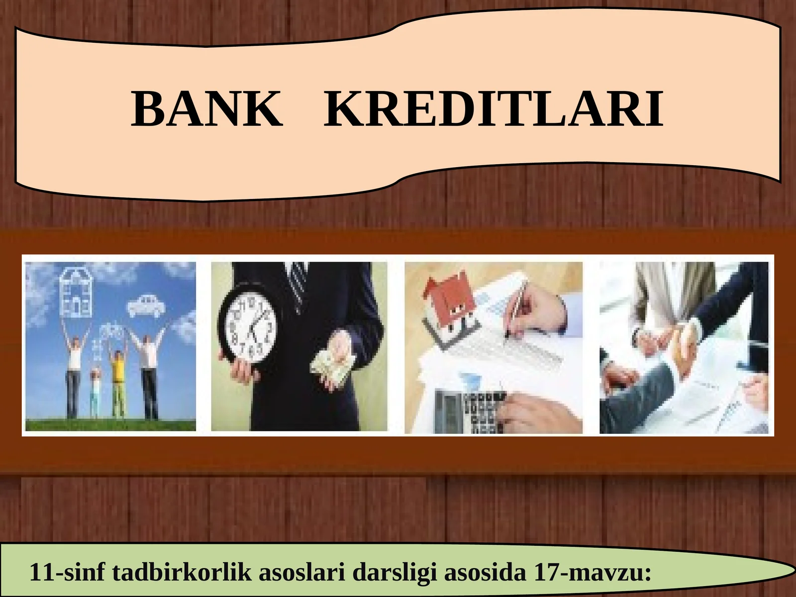 BANK KREDITLARI