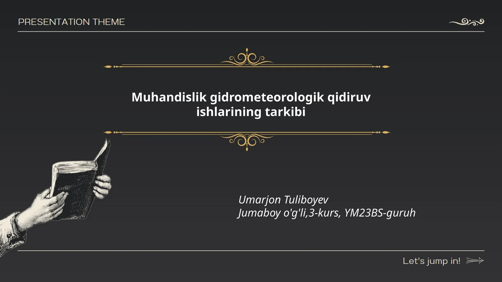Muhandislik gidrometeorologik qidiruv ishlarining tarkibi