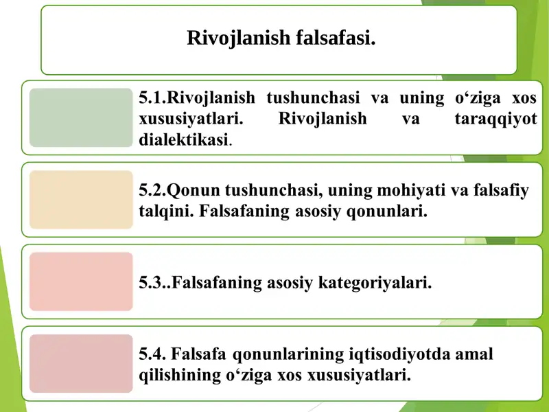 Rivojlanish falsafasi