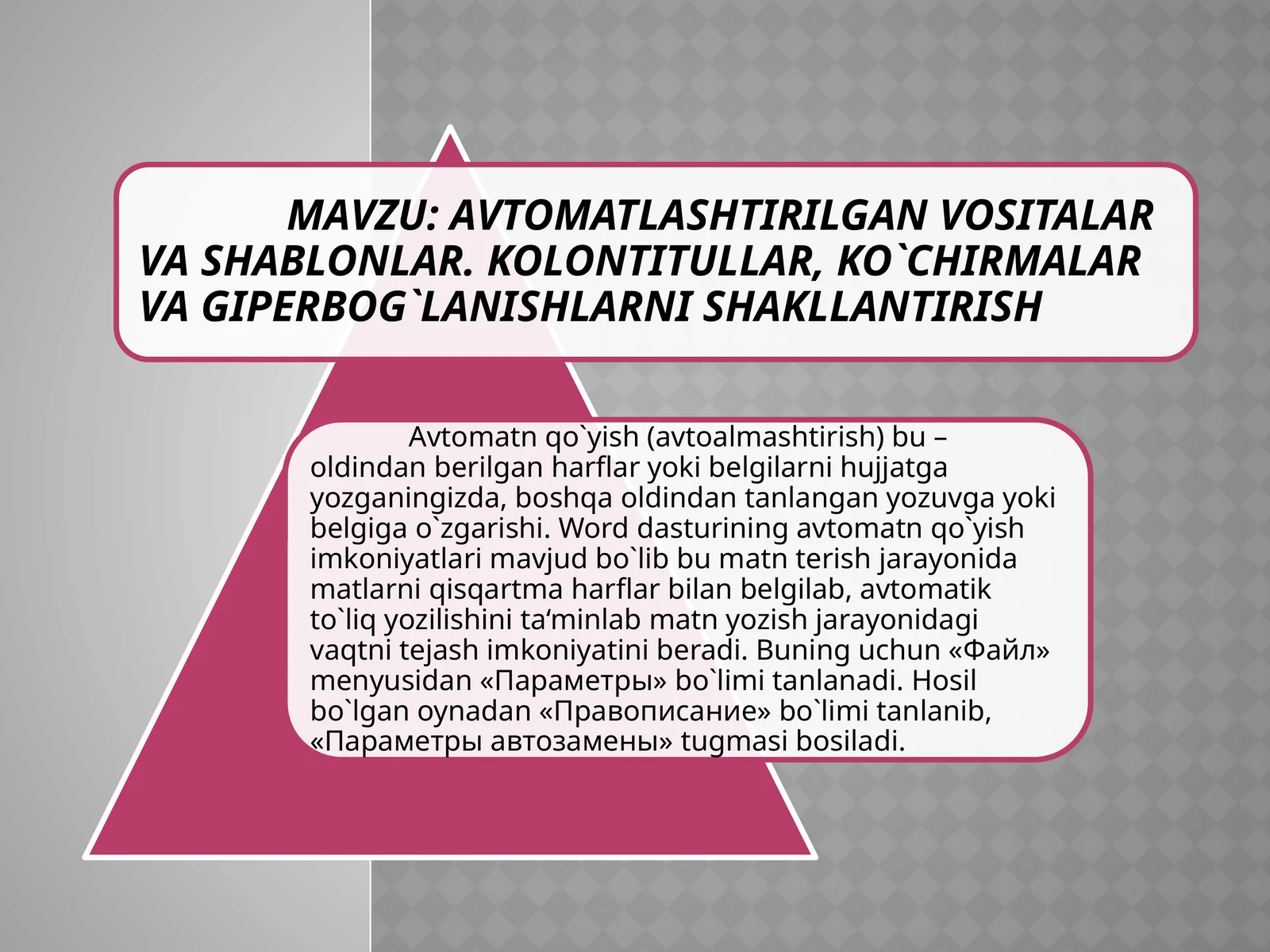 KOLON TITULLAR