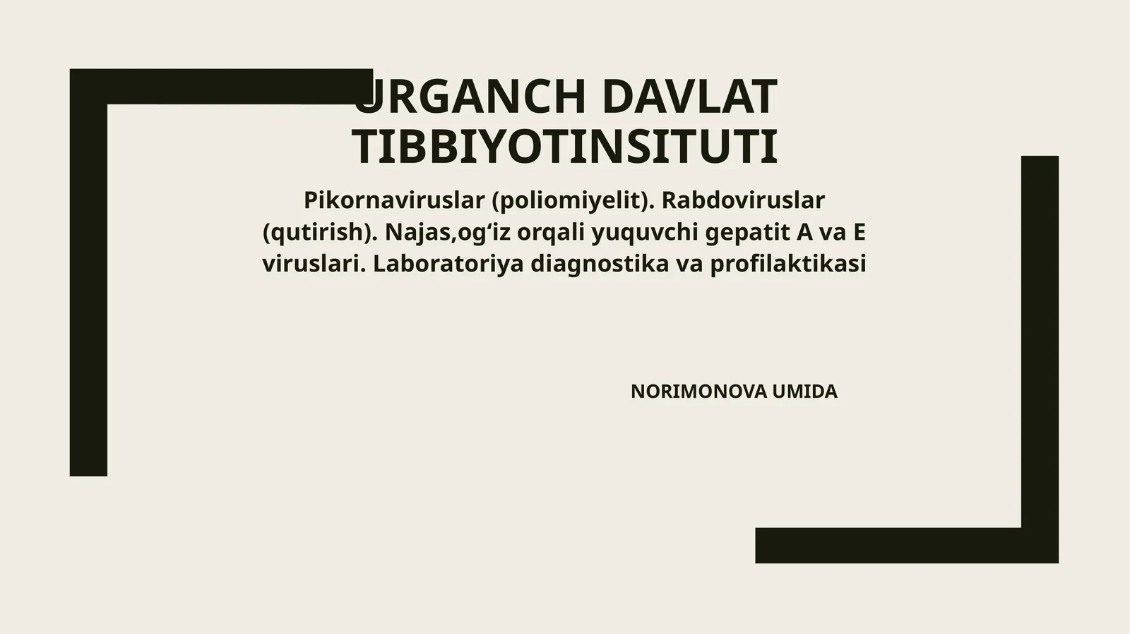 Pikornaviruslar(poliomiyelit).Rabdoviruslar(qutirish).Najas,og‘izorqaliyuquvchigepatitAvaEviruslari.Laboratoriyadiagnostikavaprofilaktikasi