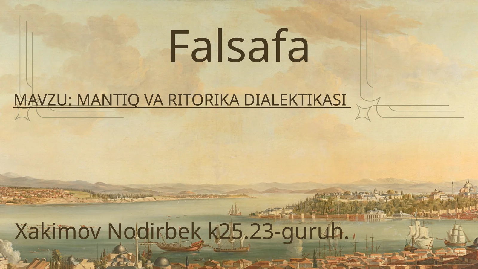 Mantiq va ritorika