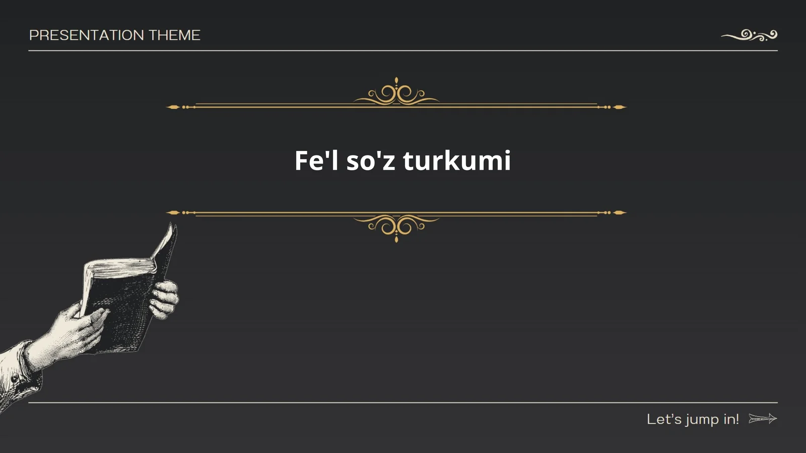 Fe'l so'z turkumi