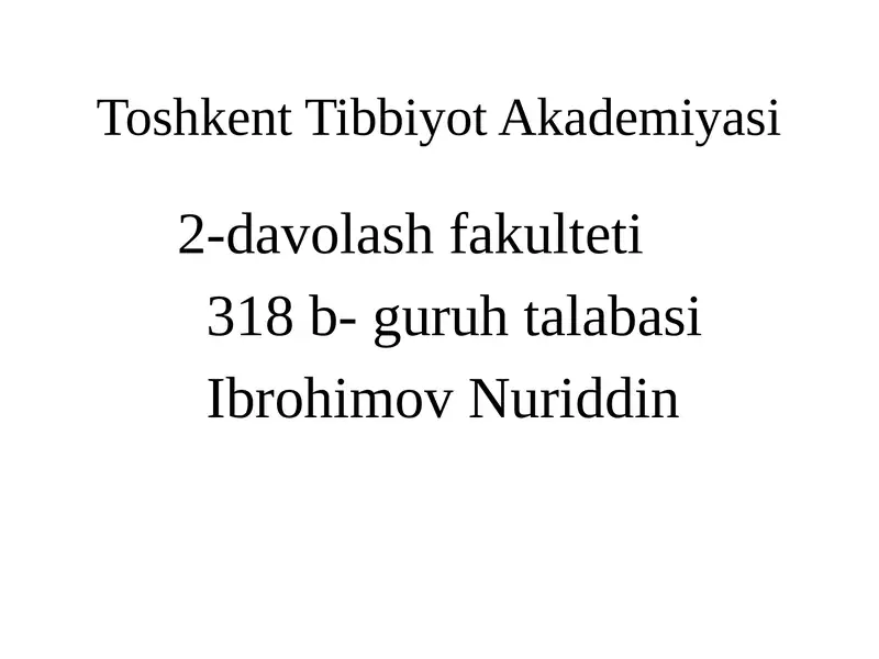 Гипотензив воситалар