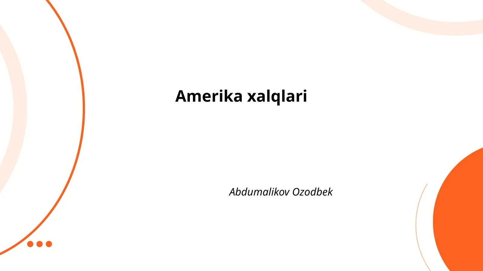 Amerika xalqlari
