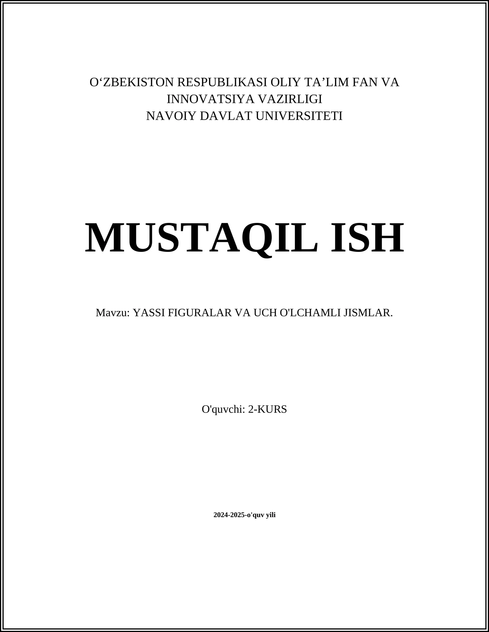 To'g'ri burchakli parallelepiped