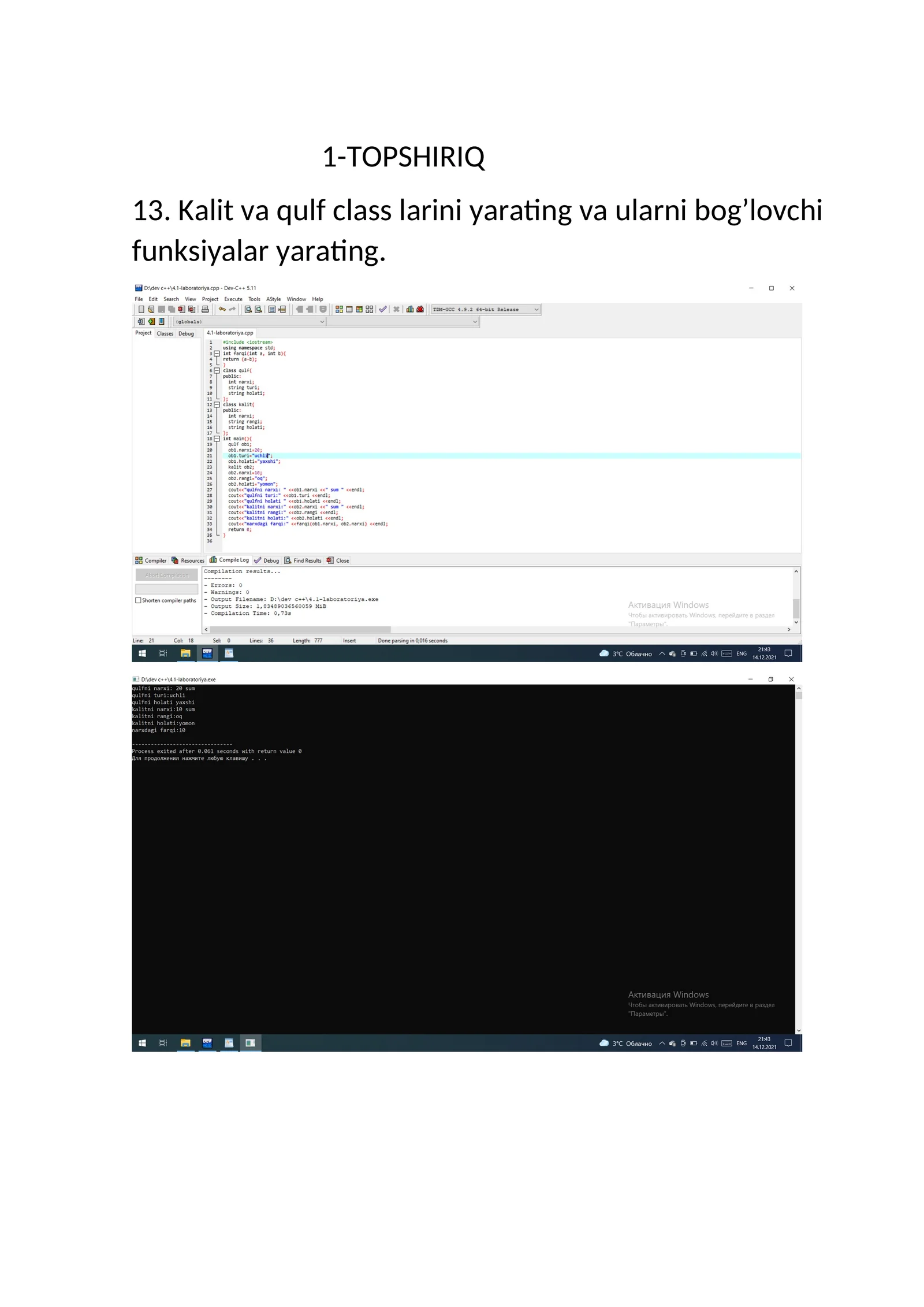 Firmaning xodimlar to’g’risida ma’lumotlar