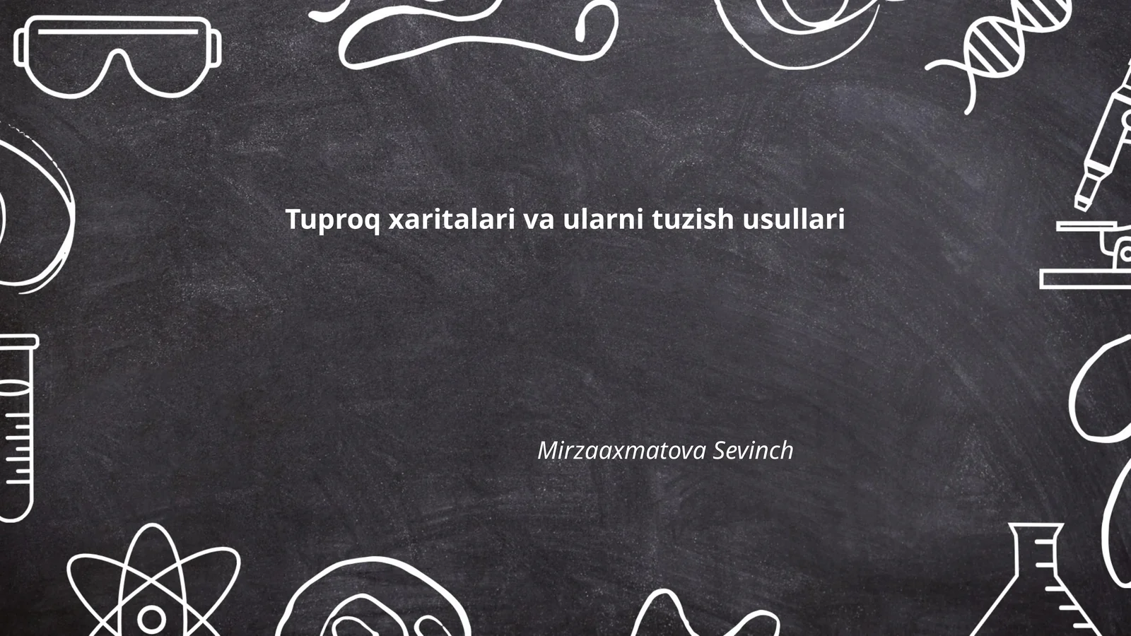 Tuproq xaritalari va ularni tuzish usullari by Mirzaaxmatova Sevinch