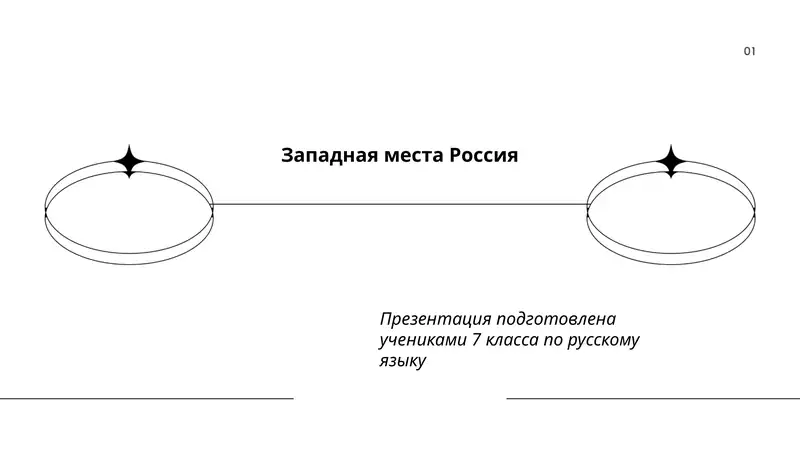 Западная места Россия