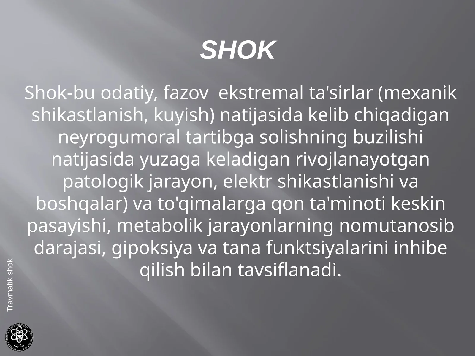 Travmatik shok