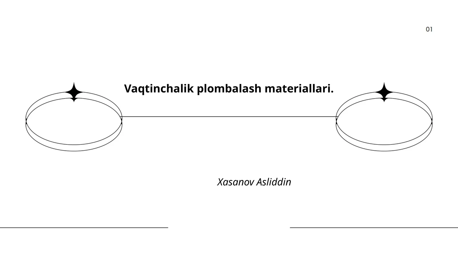 Vaqtinchalik plombalash materiallari