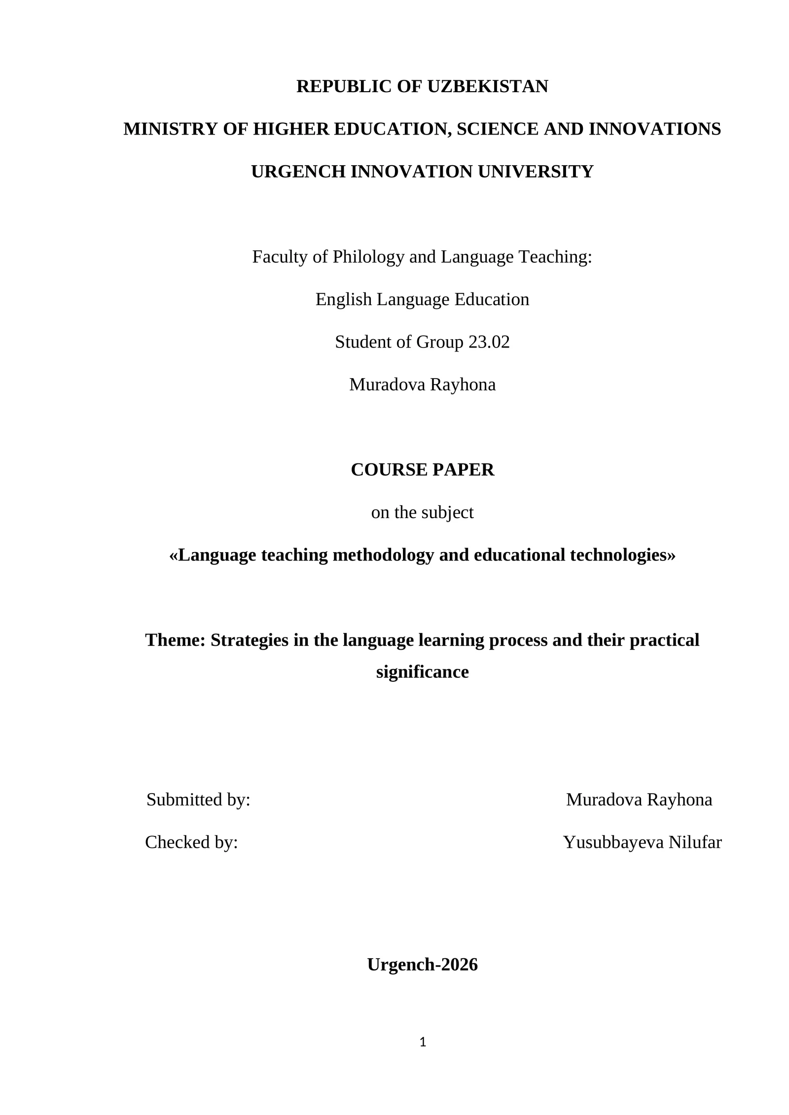 Strategies in language learning process and their practical significanse