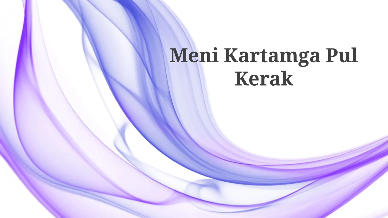 Meni Kartamga Pul Kerak