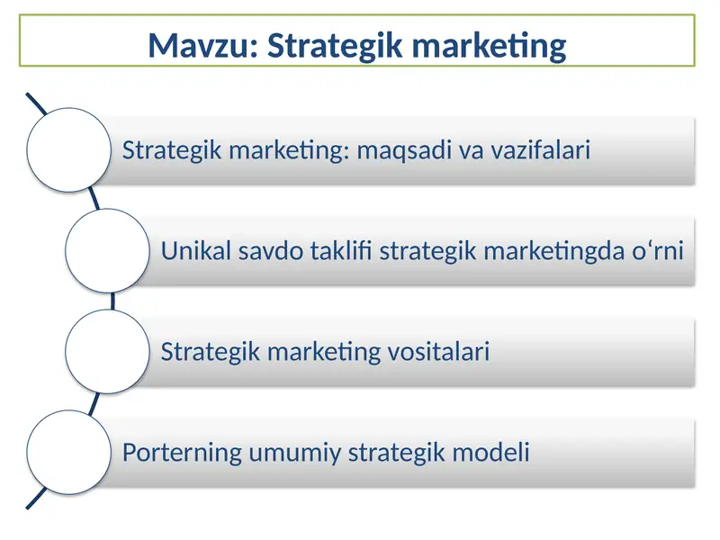 Strategik marketing