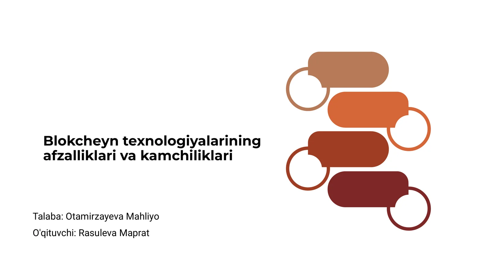 Blokcheyn texnologiyalarining afzalliklari va kamchiliklari