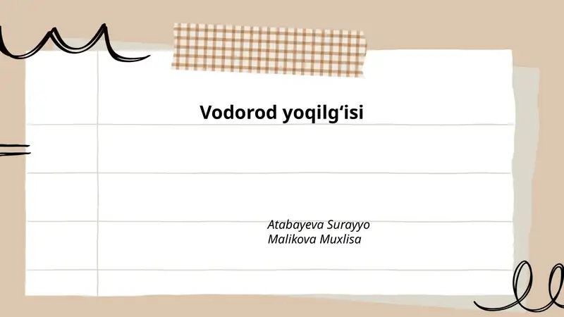 Vodorod yoqilgʻisi